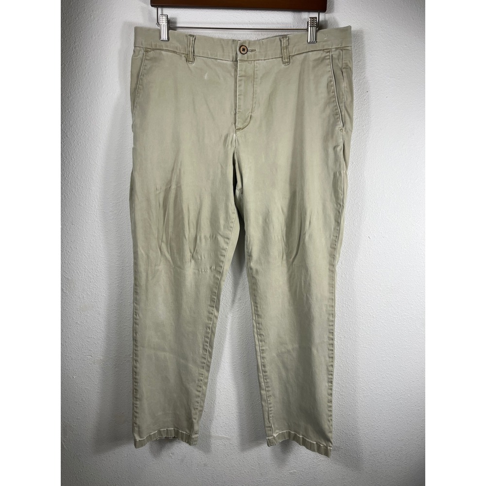 Tommy Bahama Mens Boracay Chino Pants Khaki 36x32 Stretch Cotton Tencel Preppy‎